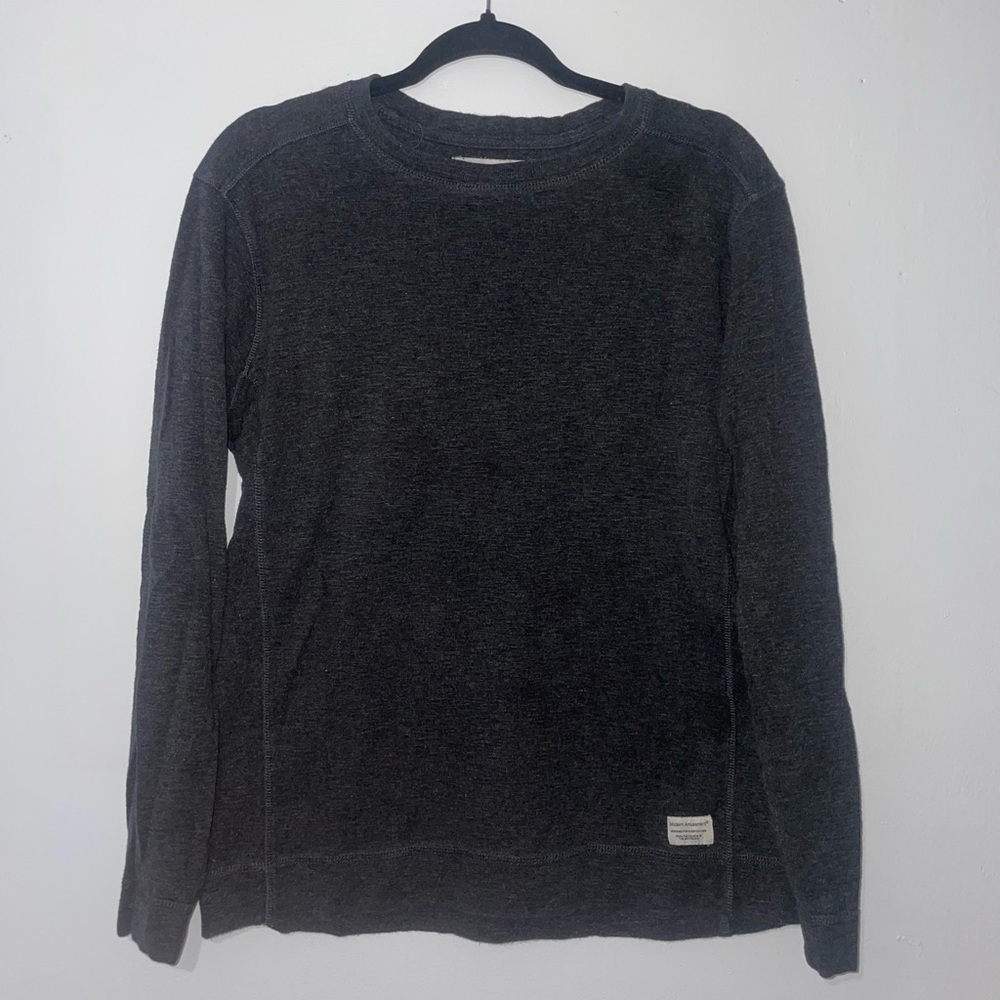 100% Cotton Gray Crew Neck